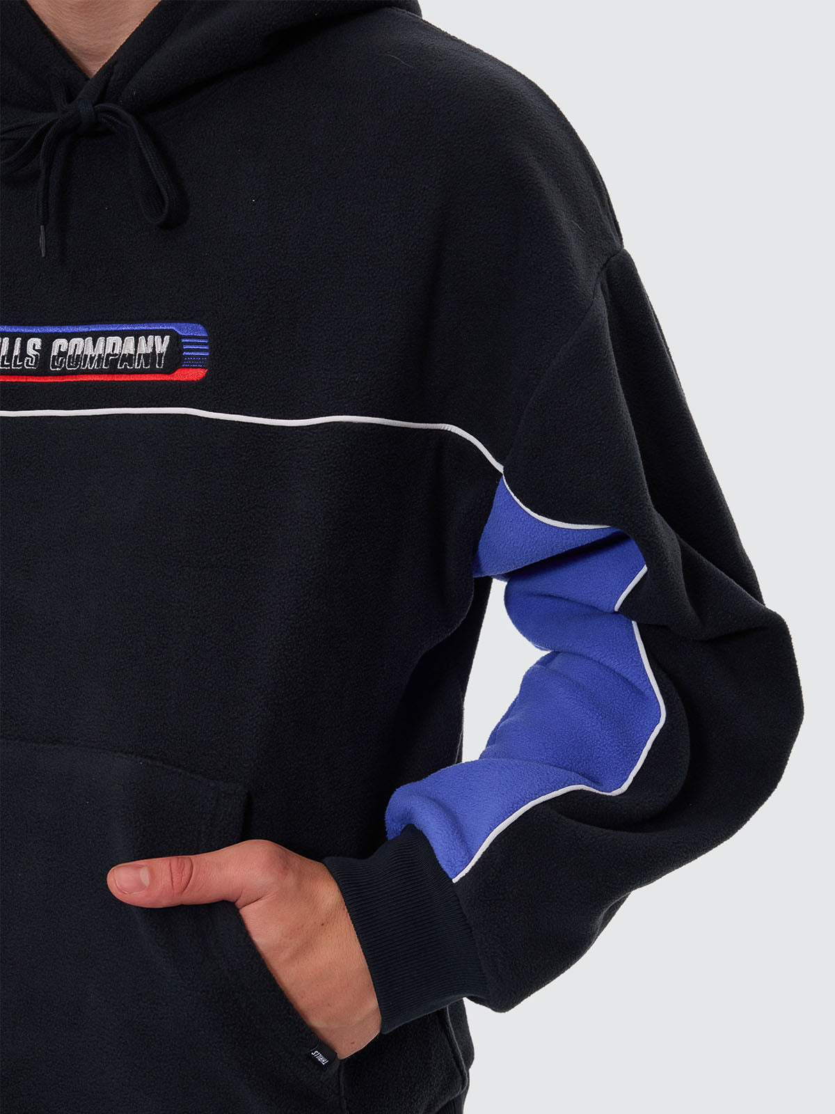 Paid In Full Embro Polar Slouch Hood - Washed Black