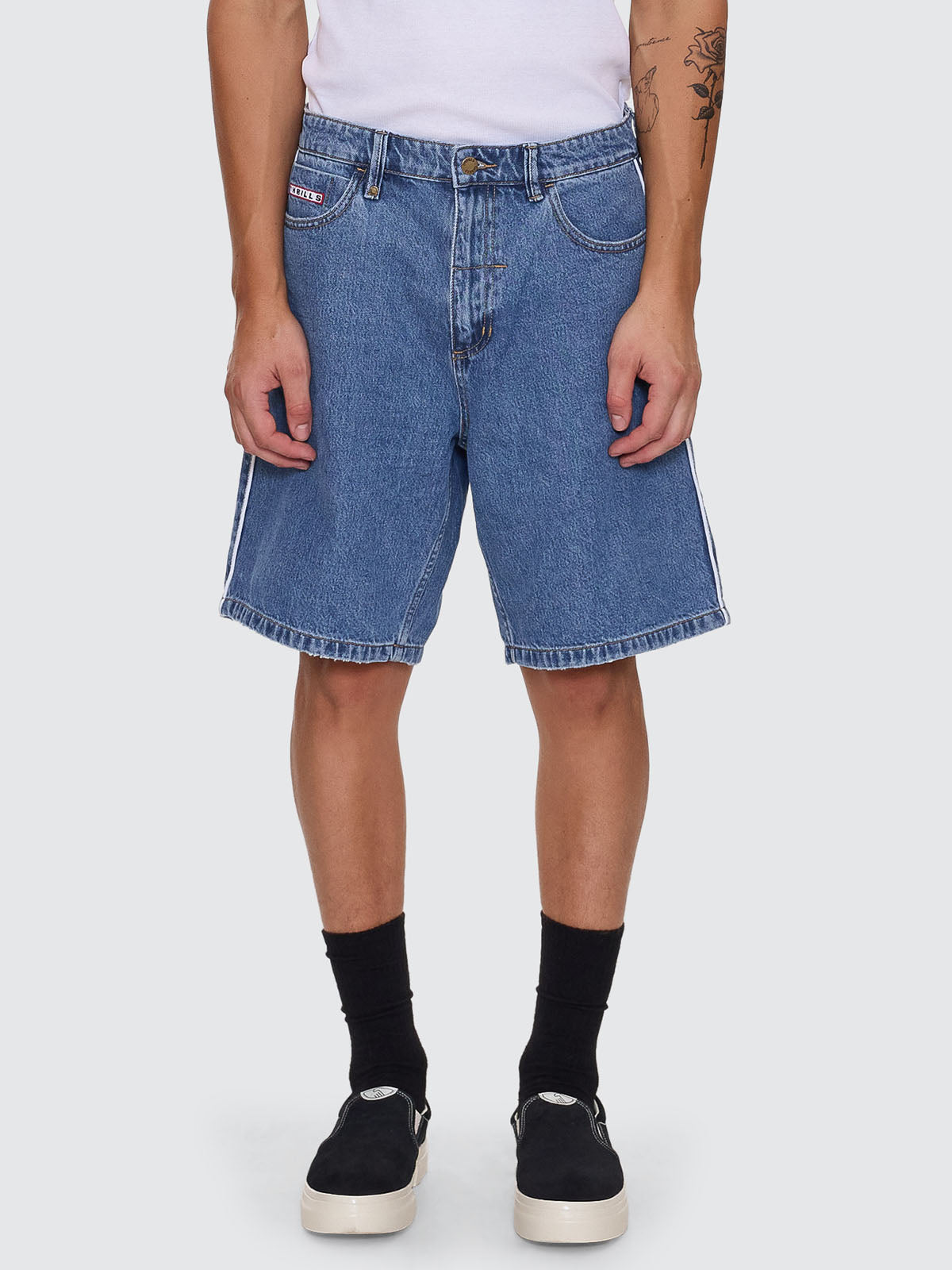 Victory League Mid Slacker Denim Short - Eternal Mid Blue