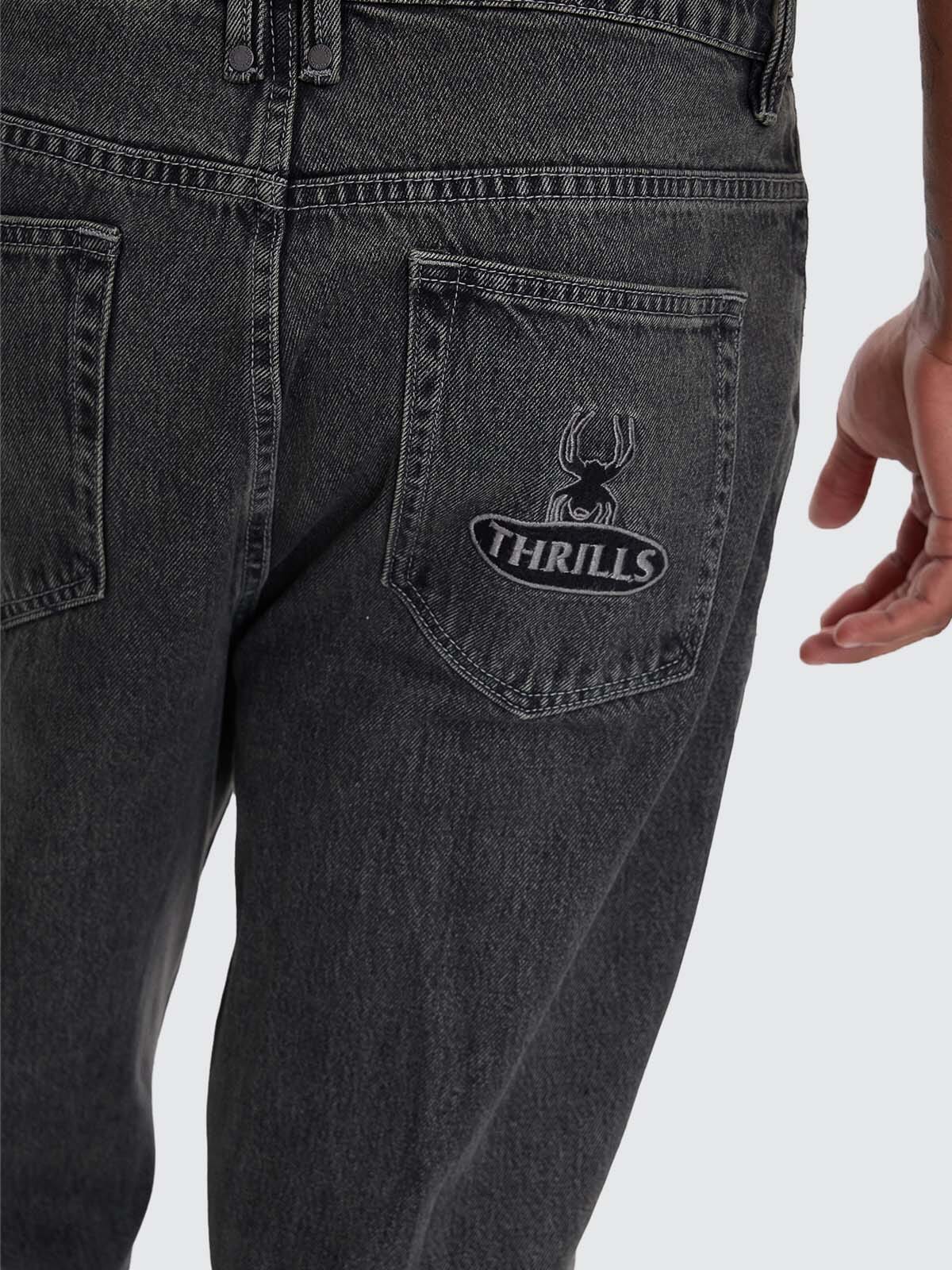 Nightshade Big Slacker Denim Jean - Seaglass Black Overdye 26