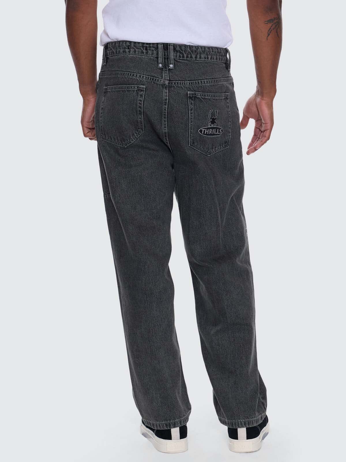 Nightshade Big Slacker Denim Jean - Seaglass Black Overdye 26