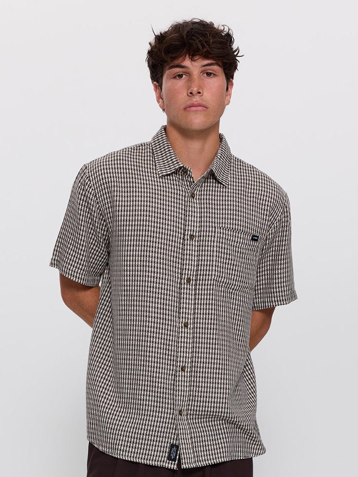 Ever Short Sleeve Shirt - Dirty White XS