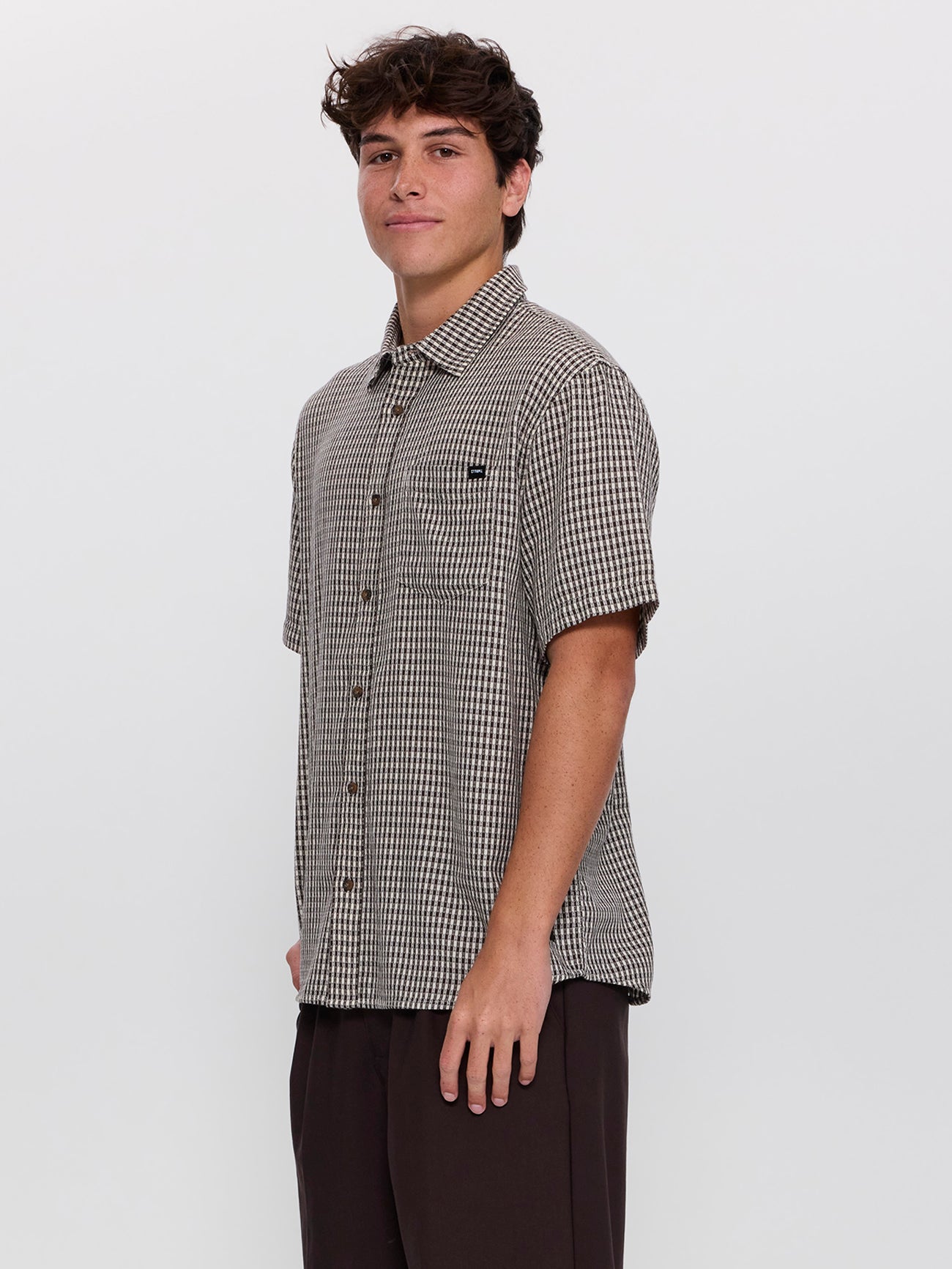 Ever Short Sleeve Shirt - Dirty White XS