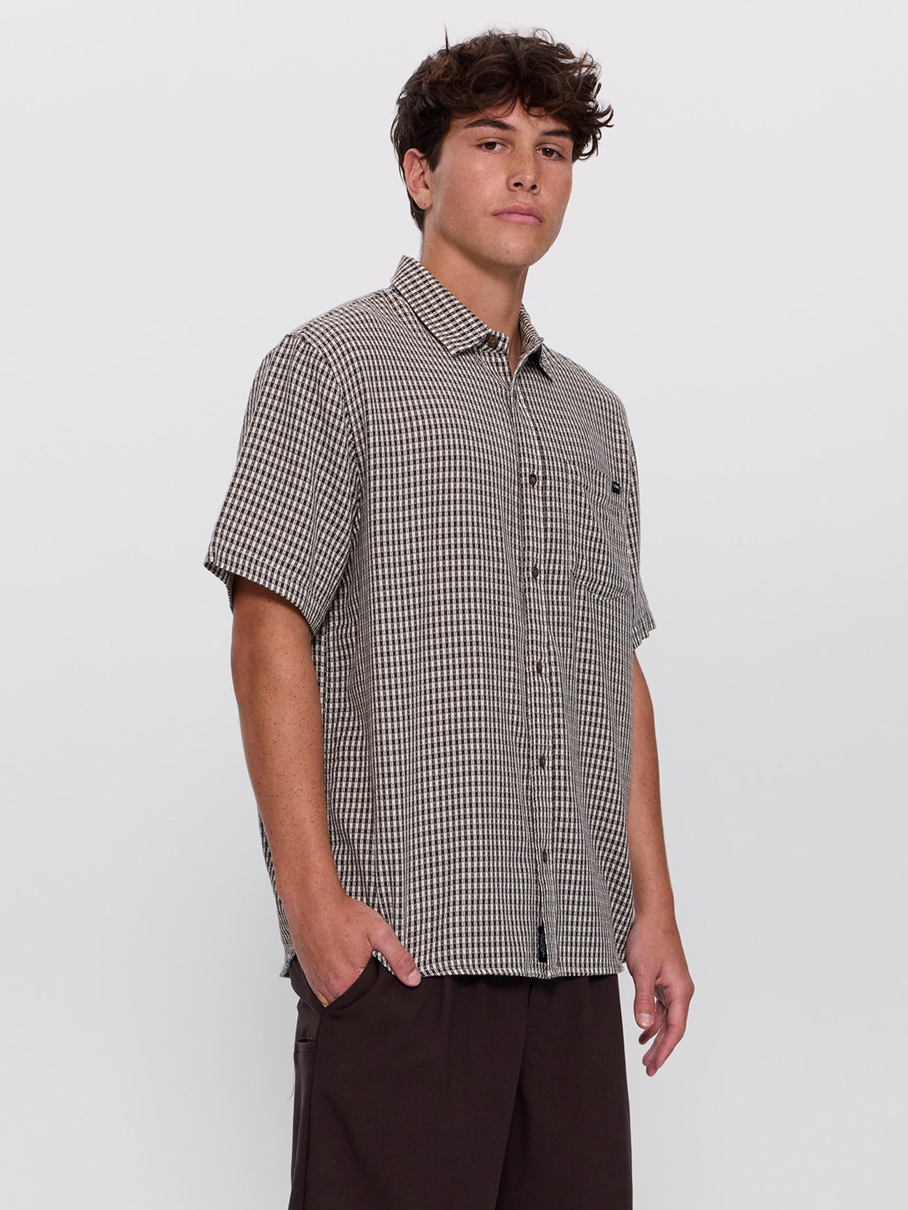 Ever Short Sleeve Shirt - Dirty White XS