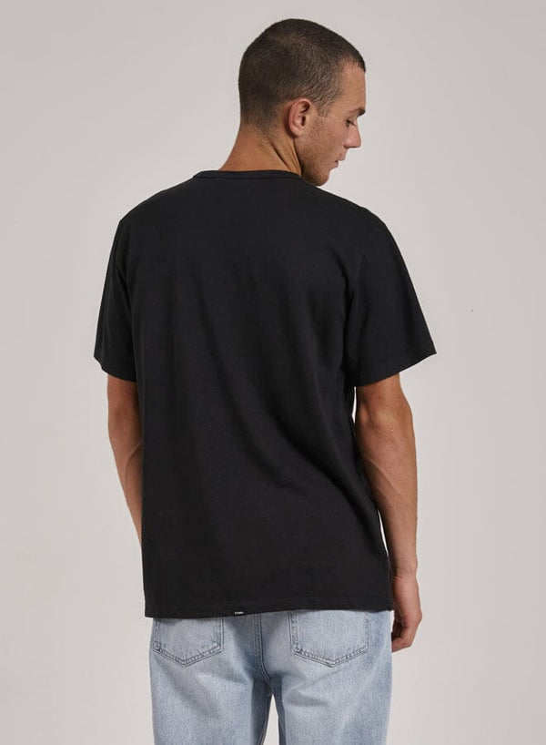 Hemp Thrills Embro Merch Fit Tee - Black