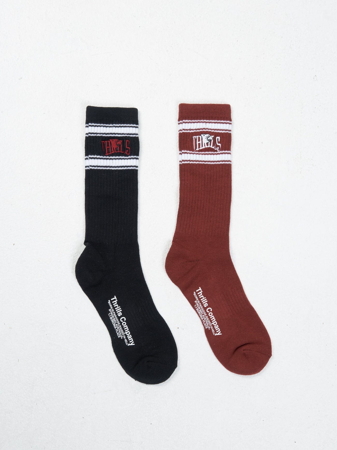 Stand Firm 2 Pack Sock - Merch Black - Rosewood