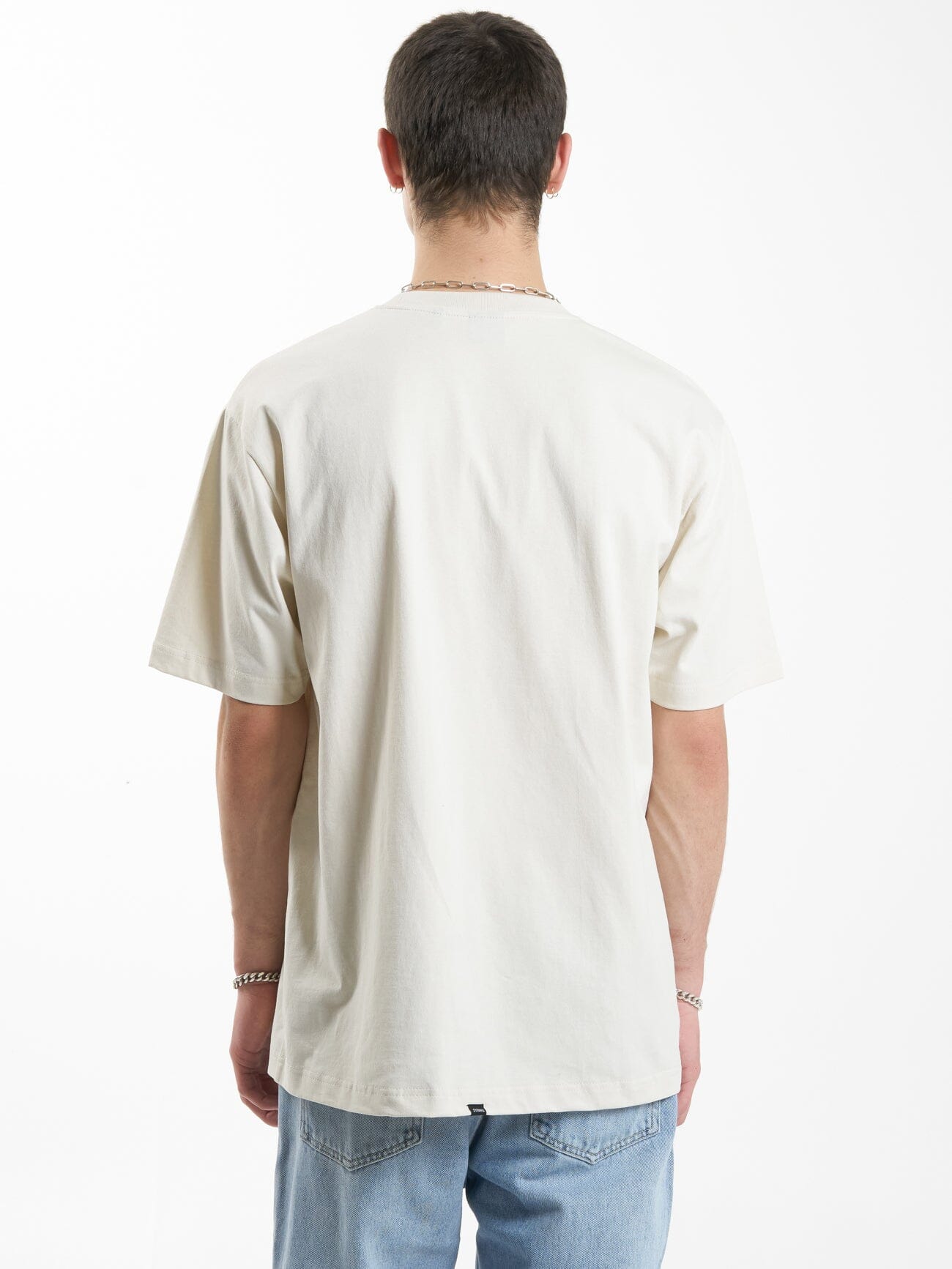 Linked Oversize Fit Tee - Heritage White