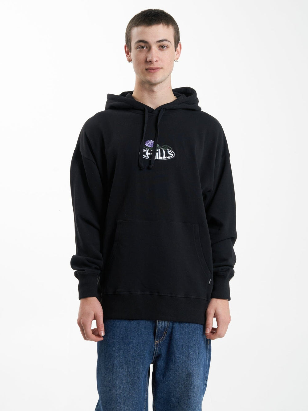 Sub Rosa Slouch Pull On Hood - Black | Thrills Co. | Thrills Co.