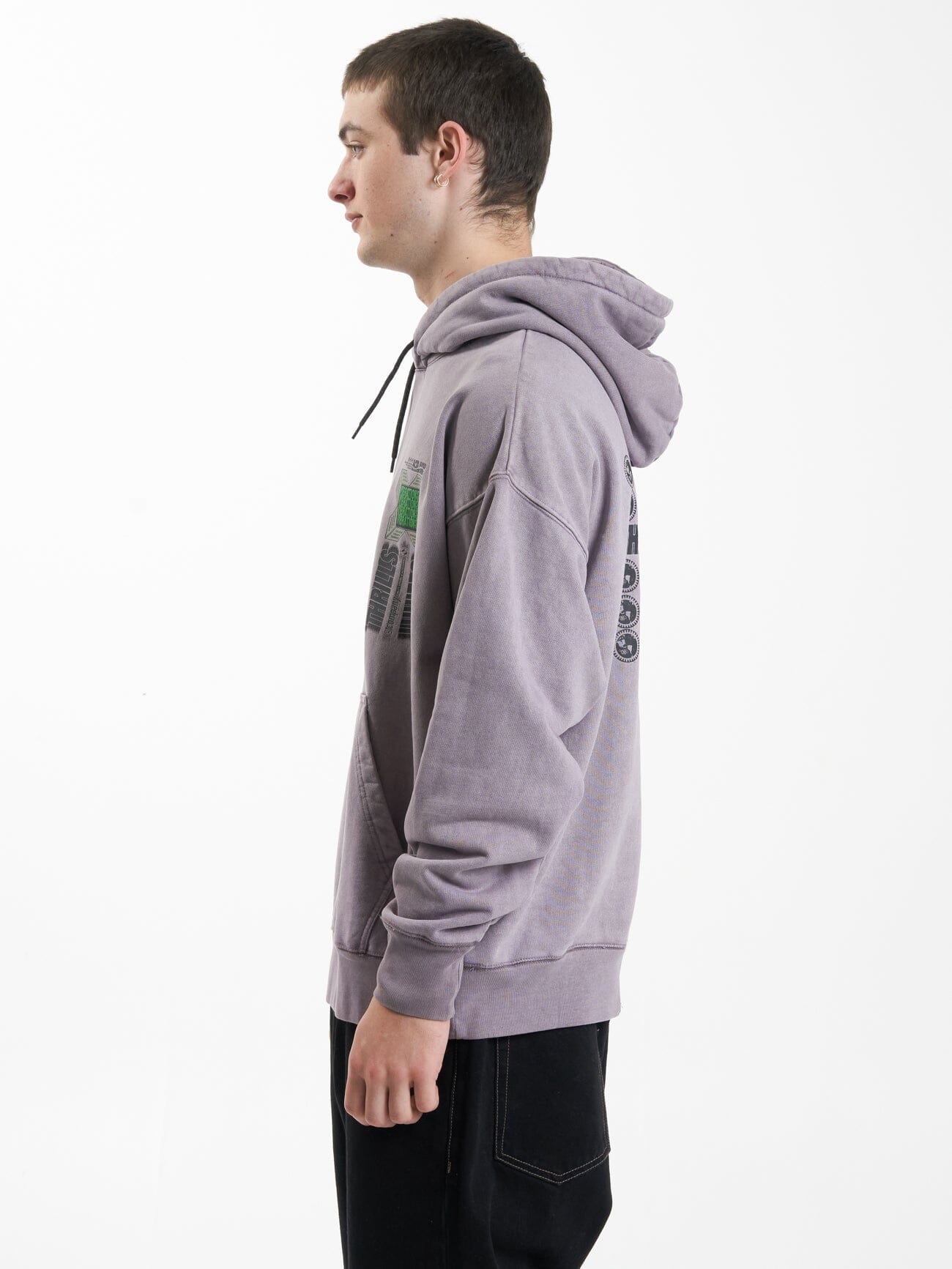 Vibrations Slouch Hood - Mineral Gray