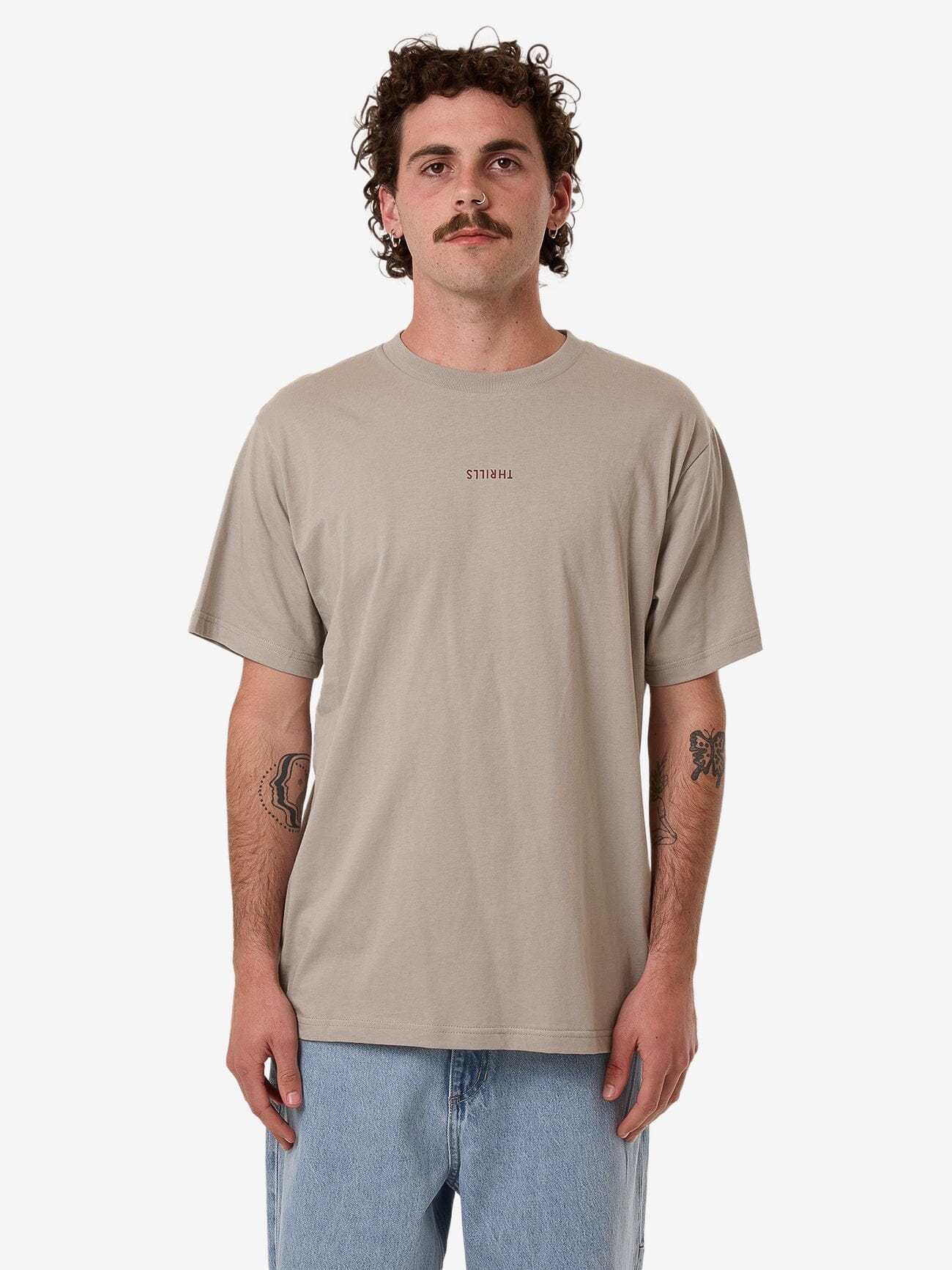 Minimal Thrills Merch Fit Tee - String XS