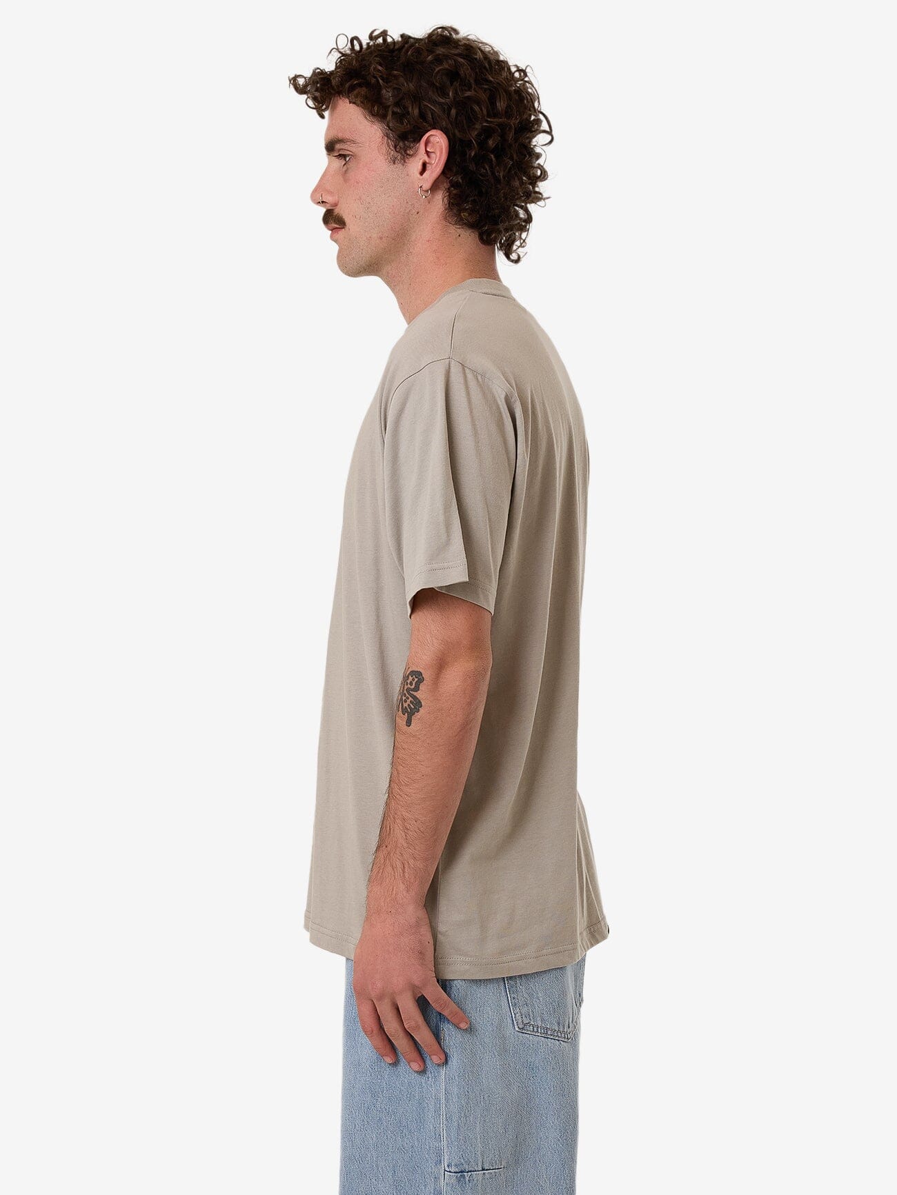 Minimal Thrills Merch Fit Tee - String XS