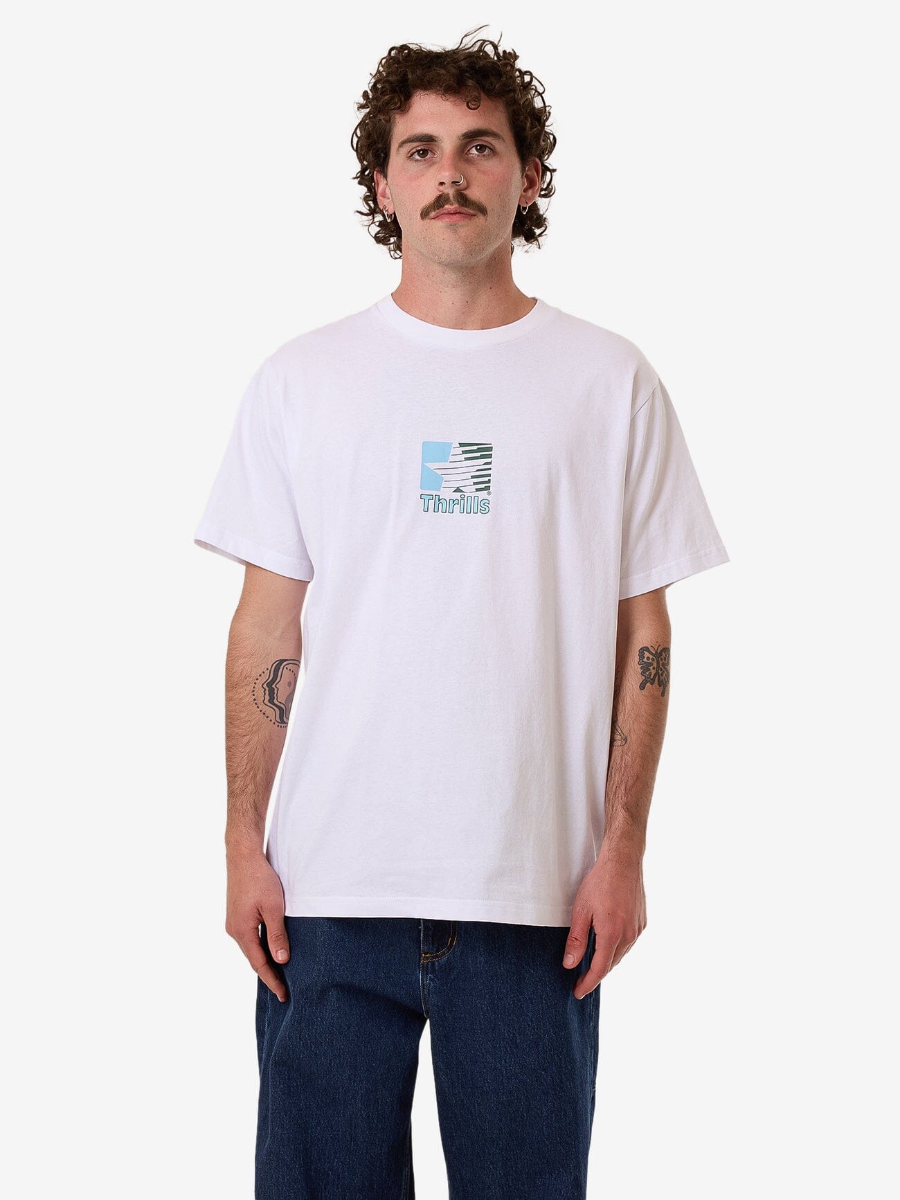 Hazed Merch Fit Tee - White XS