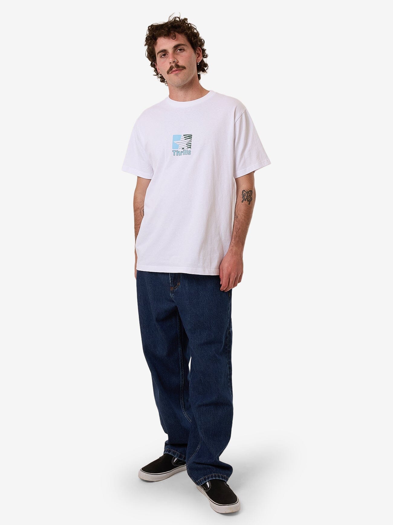 Hazed Merch Fit Tee - White XS