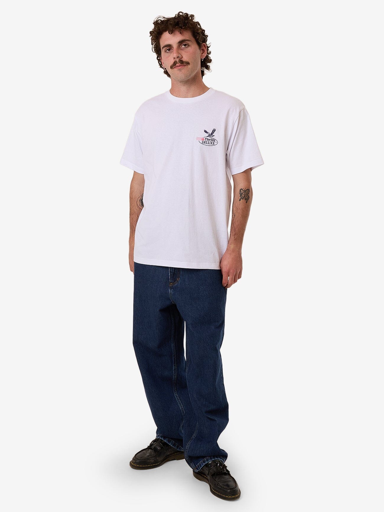 Deluxe Merch Fit Tee - White XS