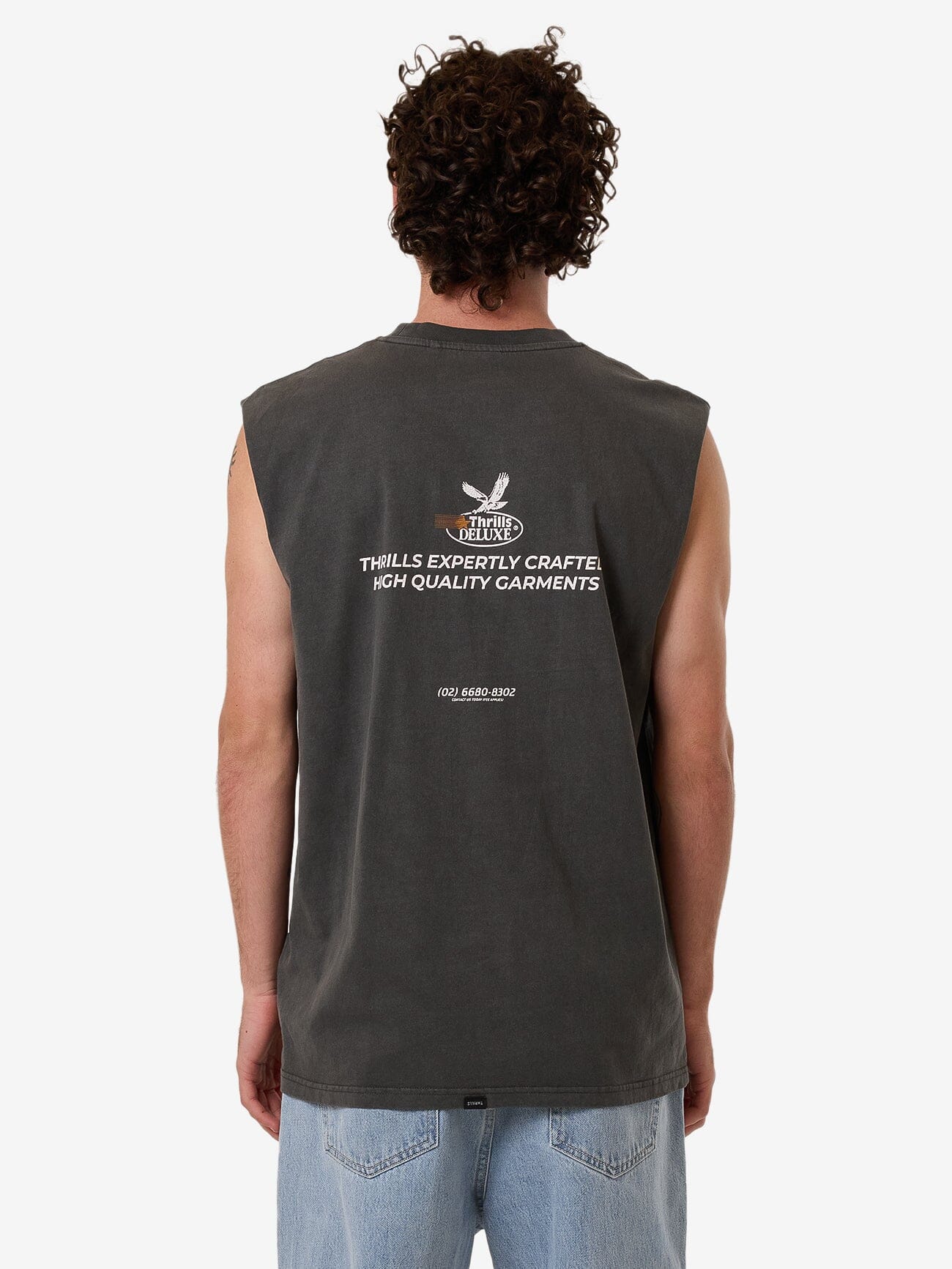Deluxe Merch Fit Muscle Tee - Merch Black XS
