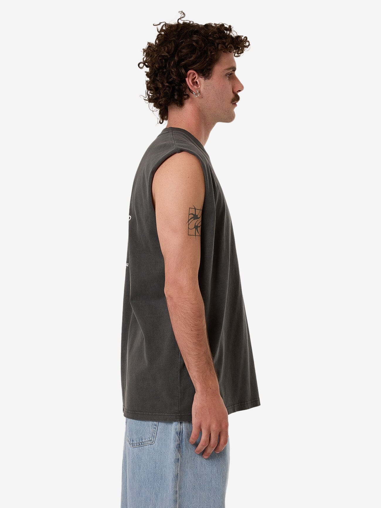 Deluxe Merch Fit Muscle Tee - Merch Black XS