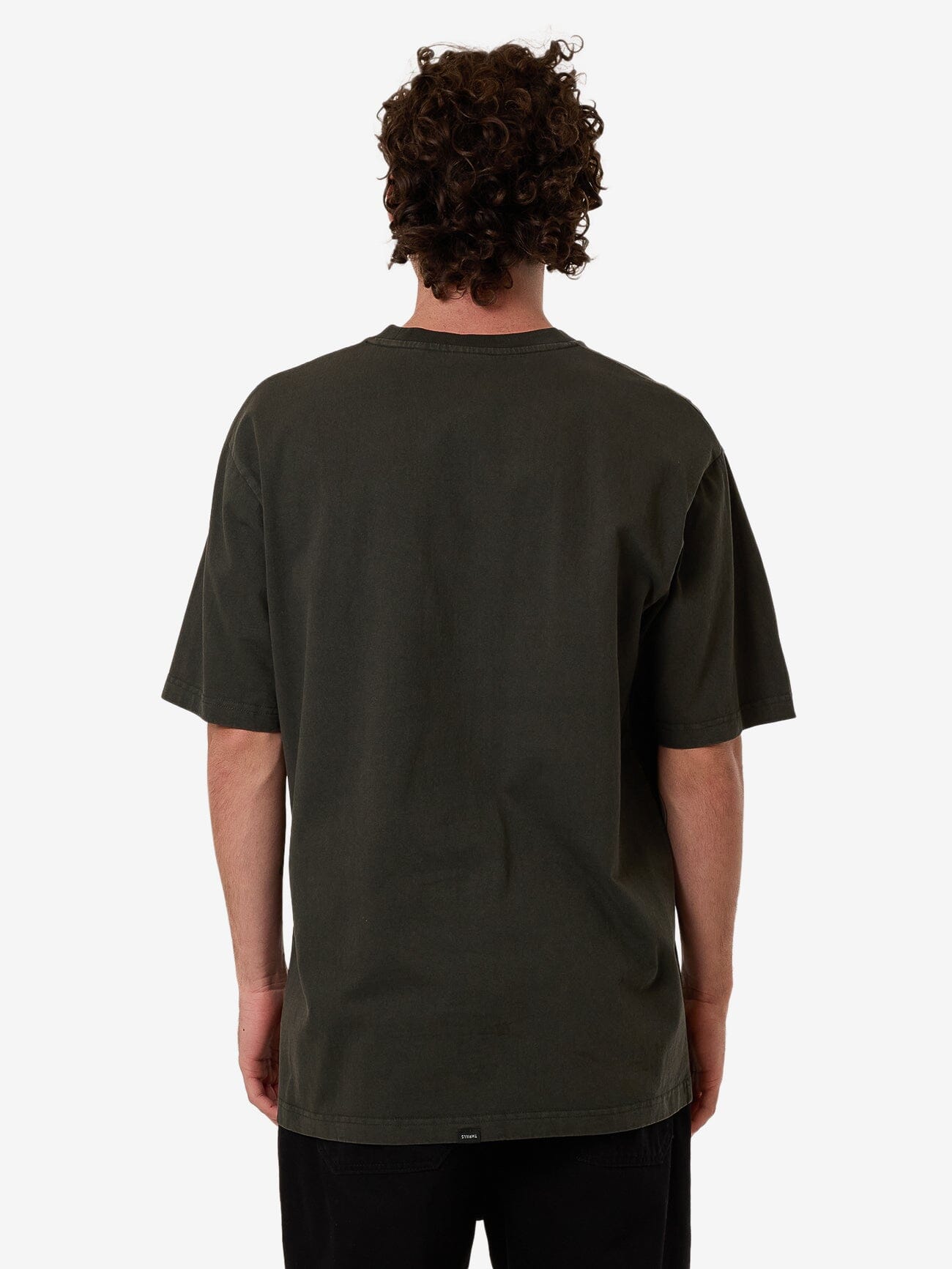 Solace Of Nature Oversize Fit Tee - Oil Green XS