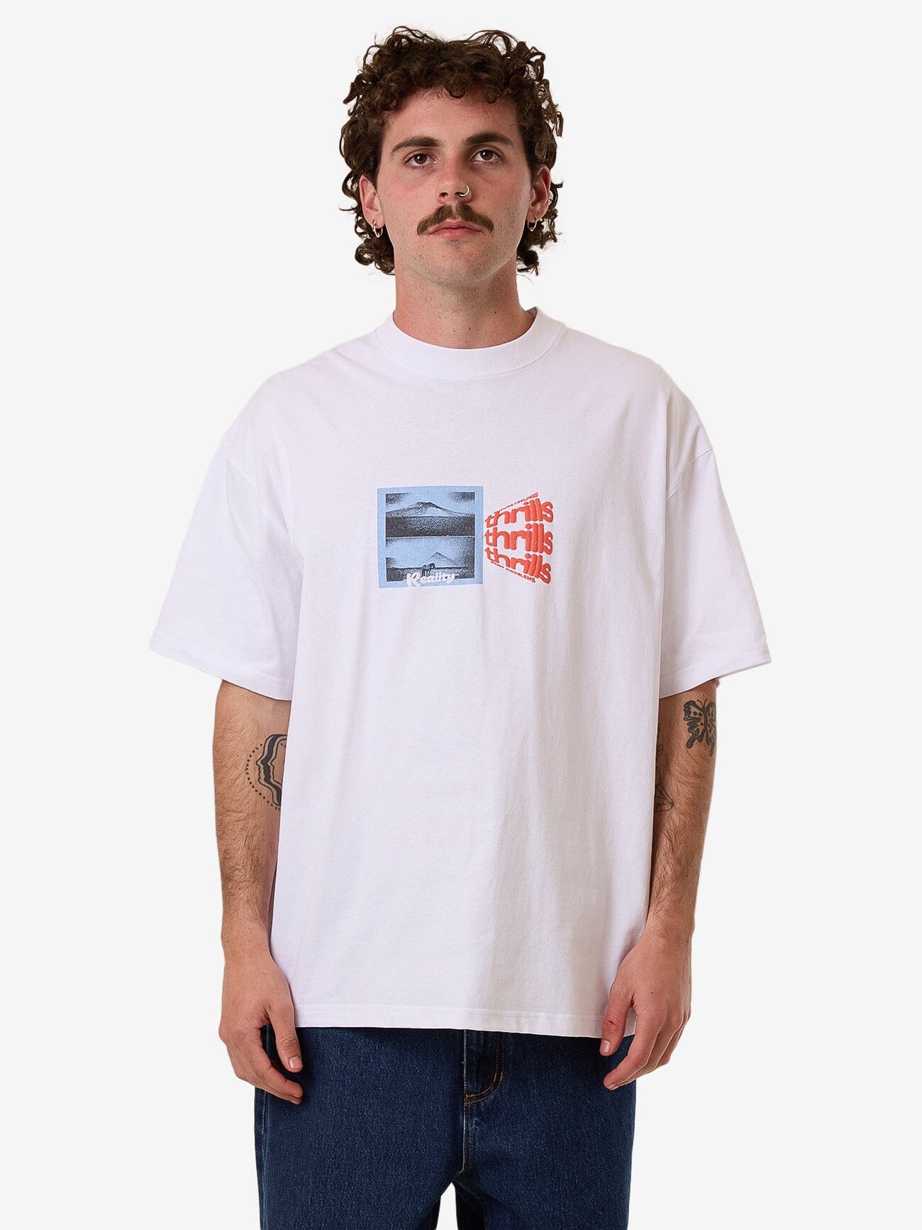 Dream Reality Box Fit Oversize Tee - White