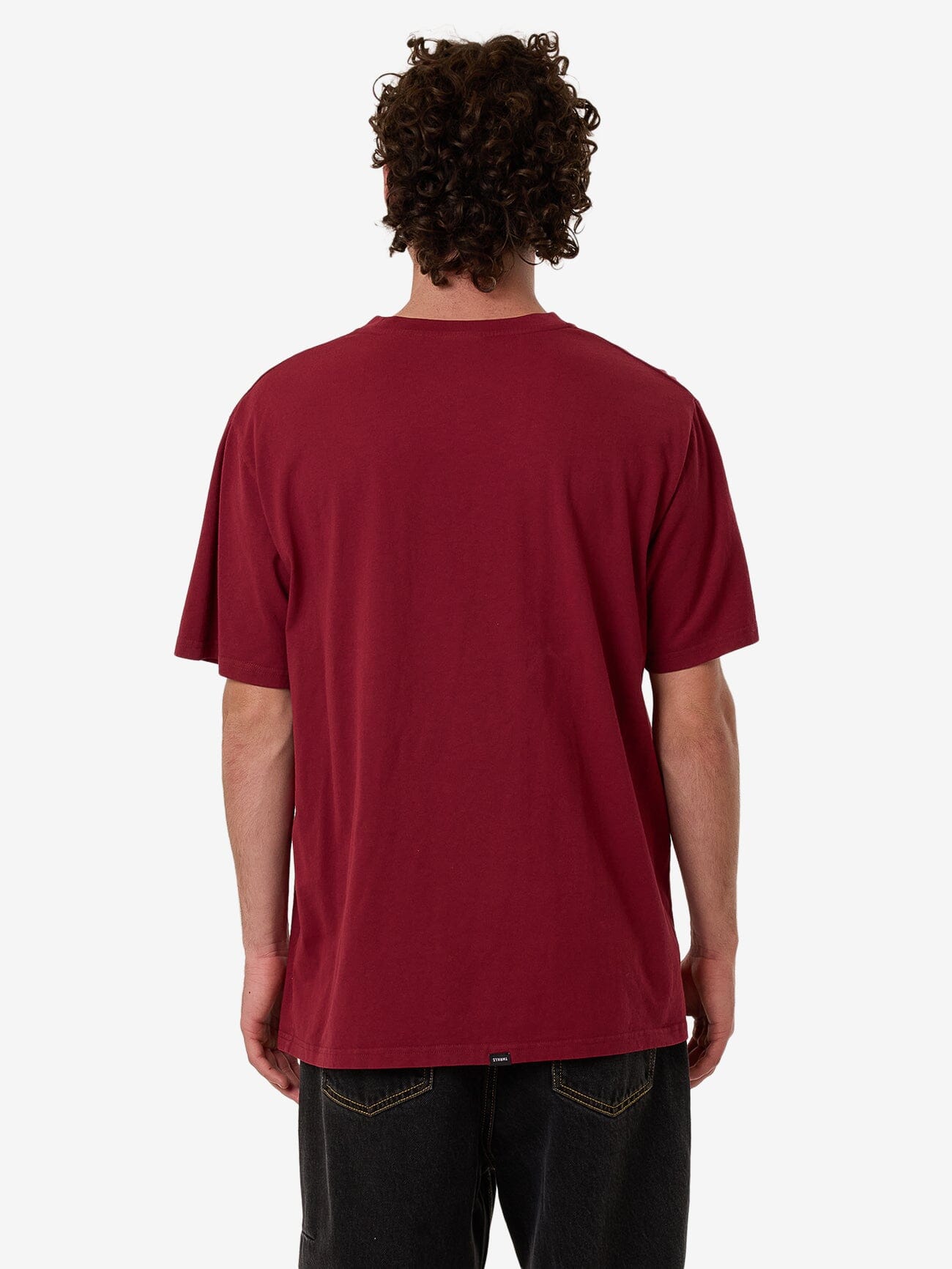 Walks Of Life Merch Fit Tee - Cabernet XS