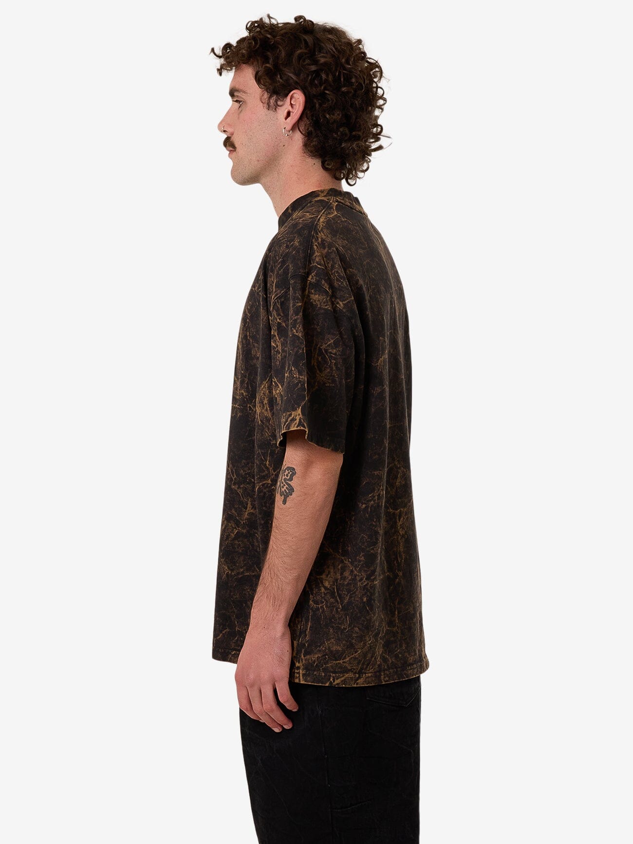 Vanished Embro Box Fit Oversize Tee - Black Falcon XS