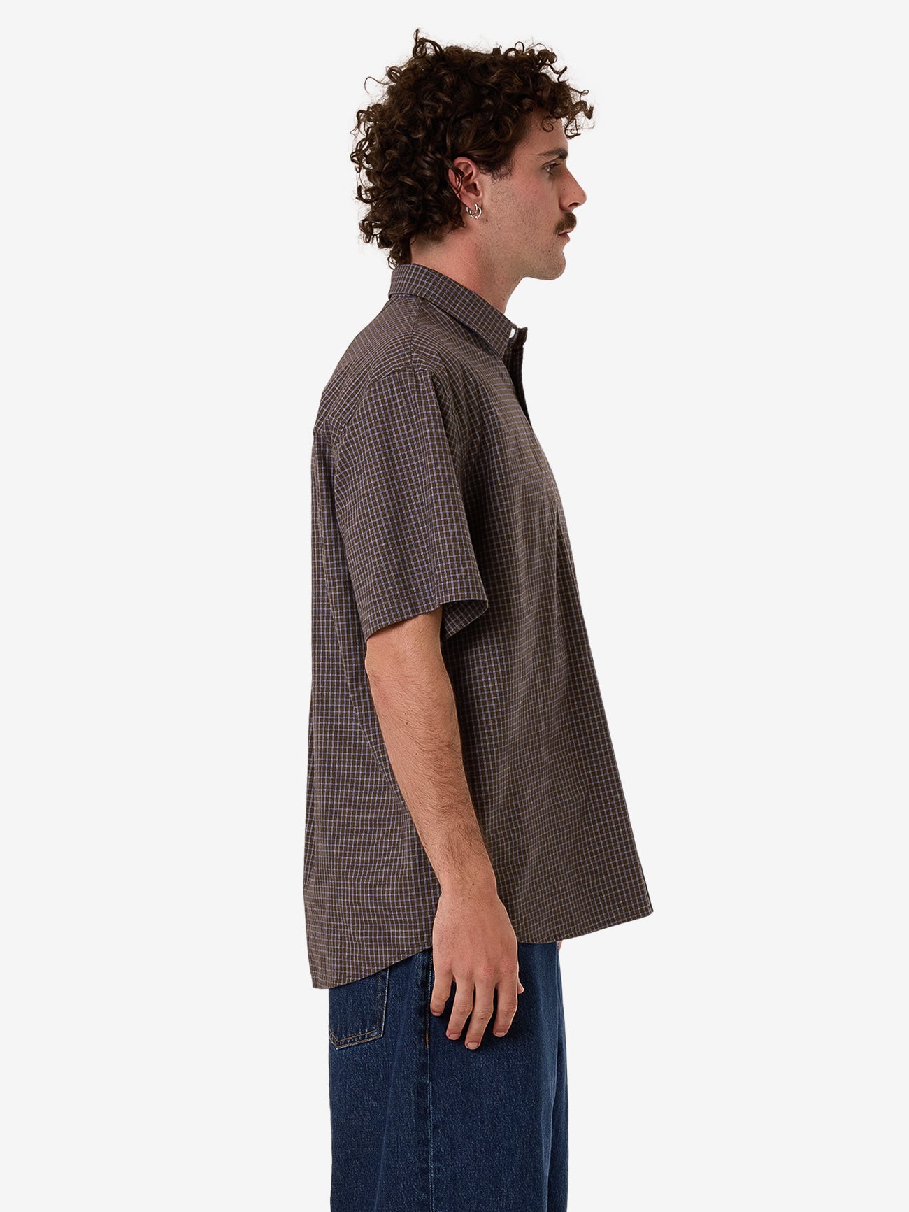 Ribbon Cutter Short Sleeve Shirt - Dark Olive XS