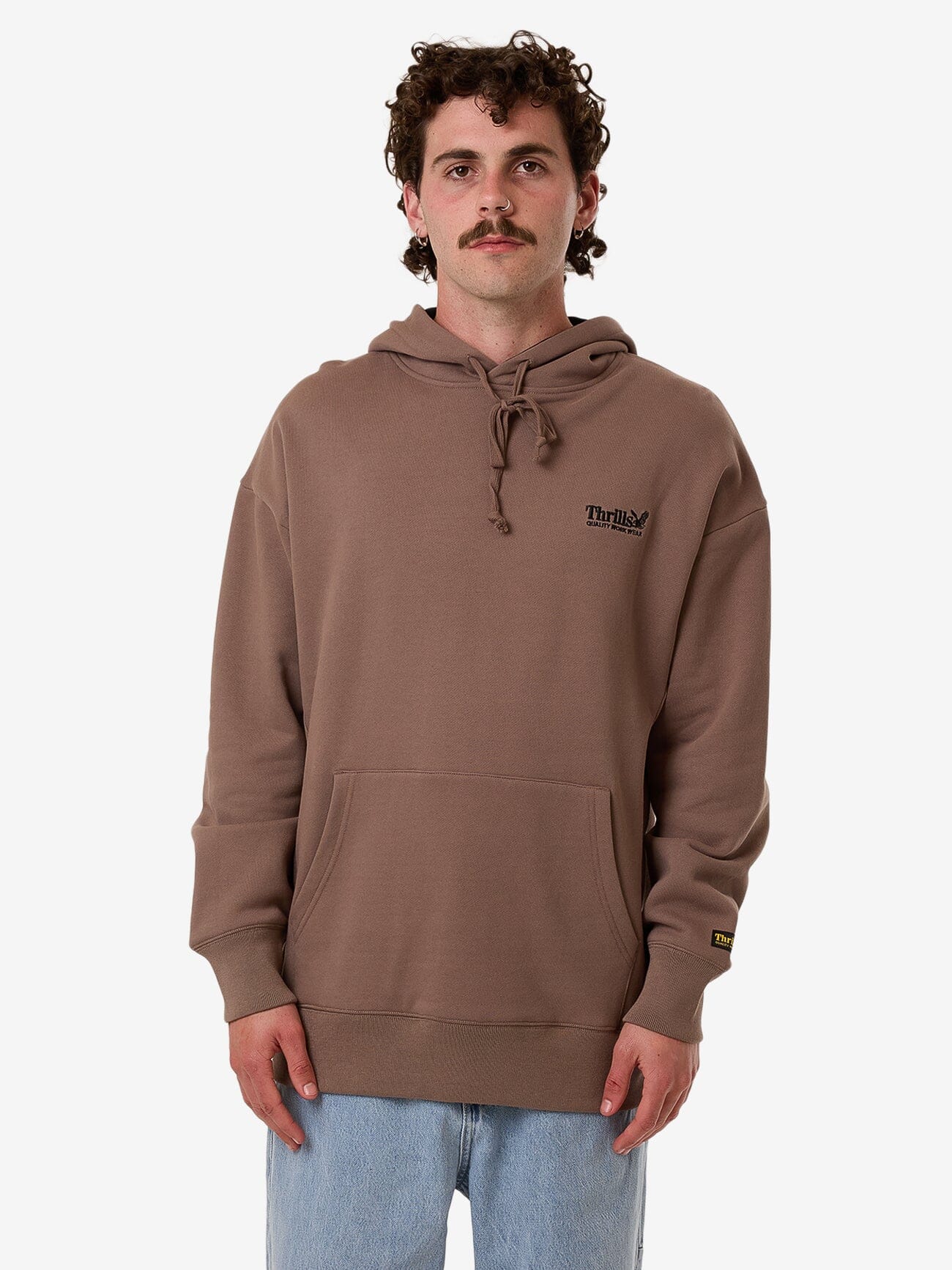 Thrills Union Slouch Pull On Hood - Falcon XS