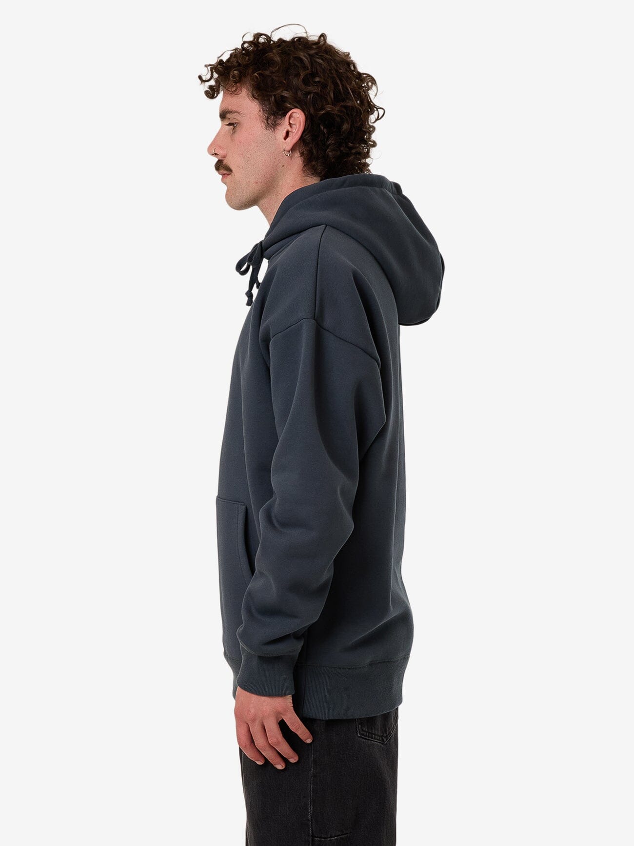 New Issue Slouch Pull On Hood - Petrol XS