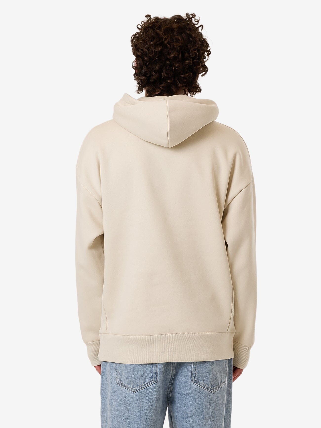 Locked In Slouch Pull On Hood - Heritage White XS