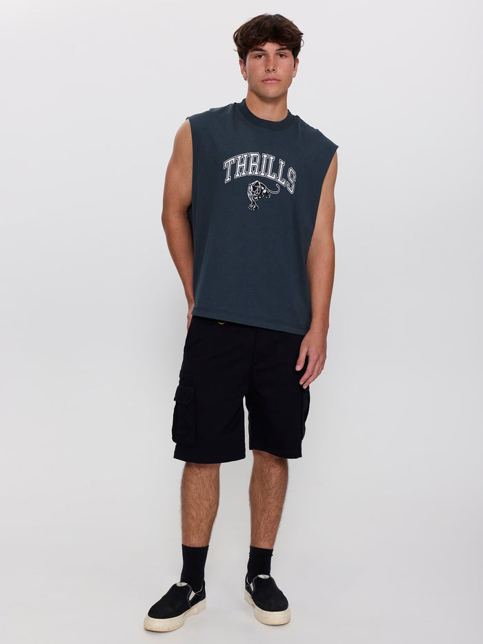 Slacker Union Cargo Short - Black 28