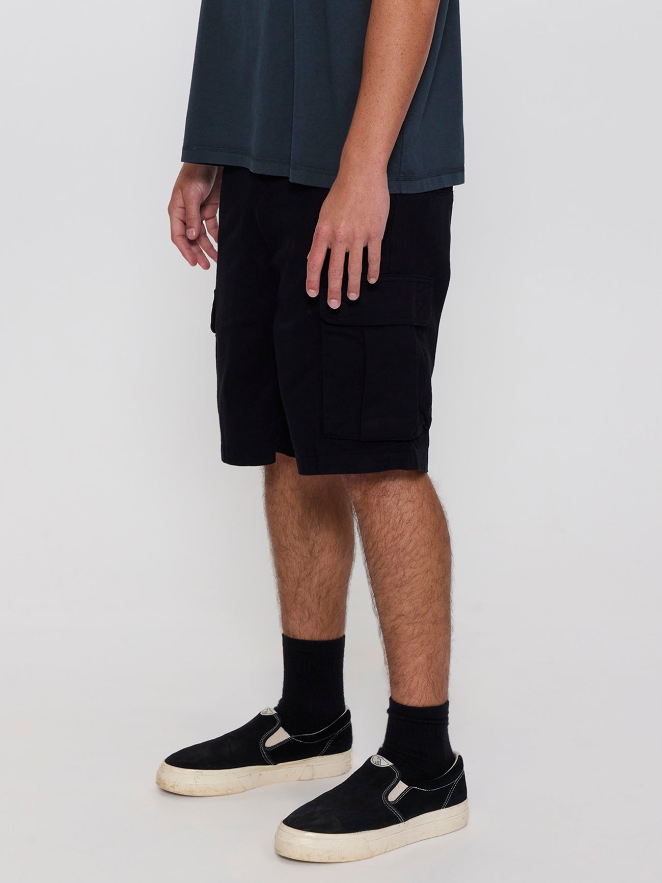 Slacker Union Cargo Short - Black 28