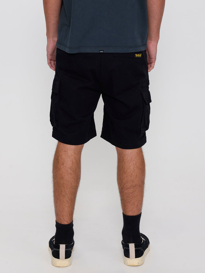 Slacker Union Cargo Short - Black 28