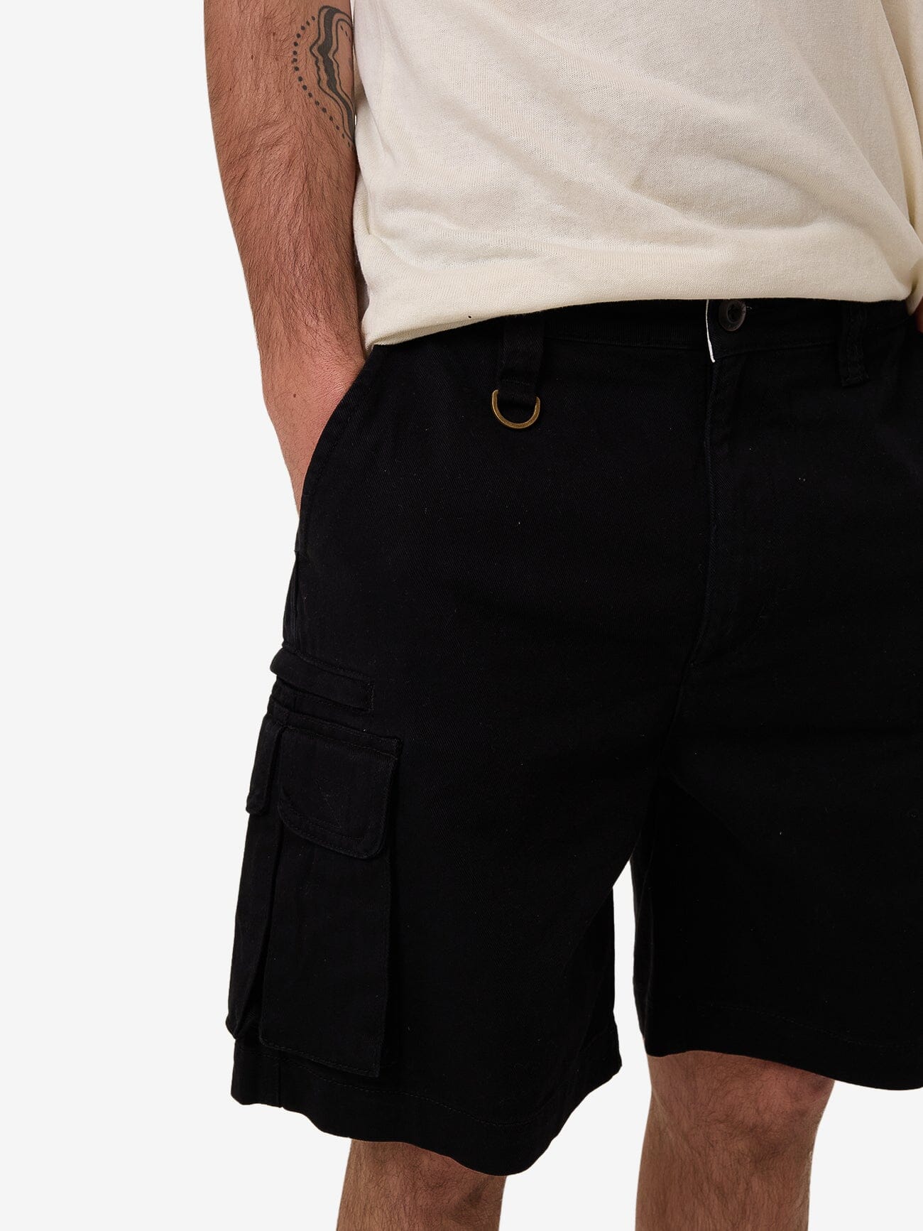 Slacker Union Cargo Short - Black 28