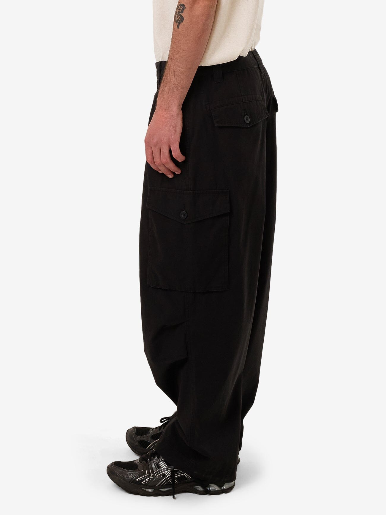 Big Loose Slacker Cargo Pant - Black 28