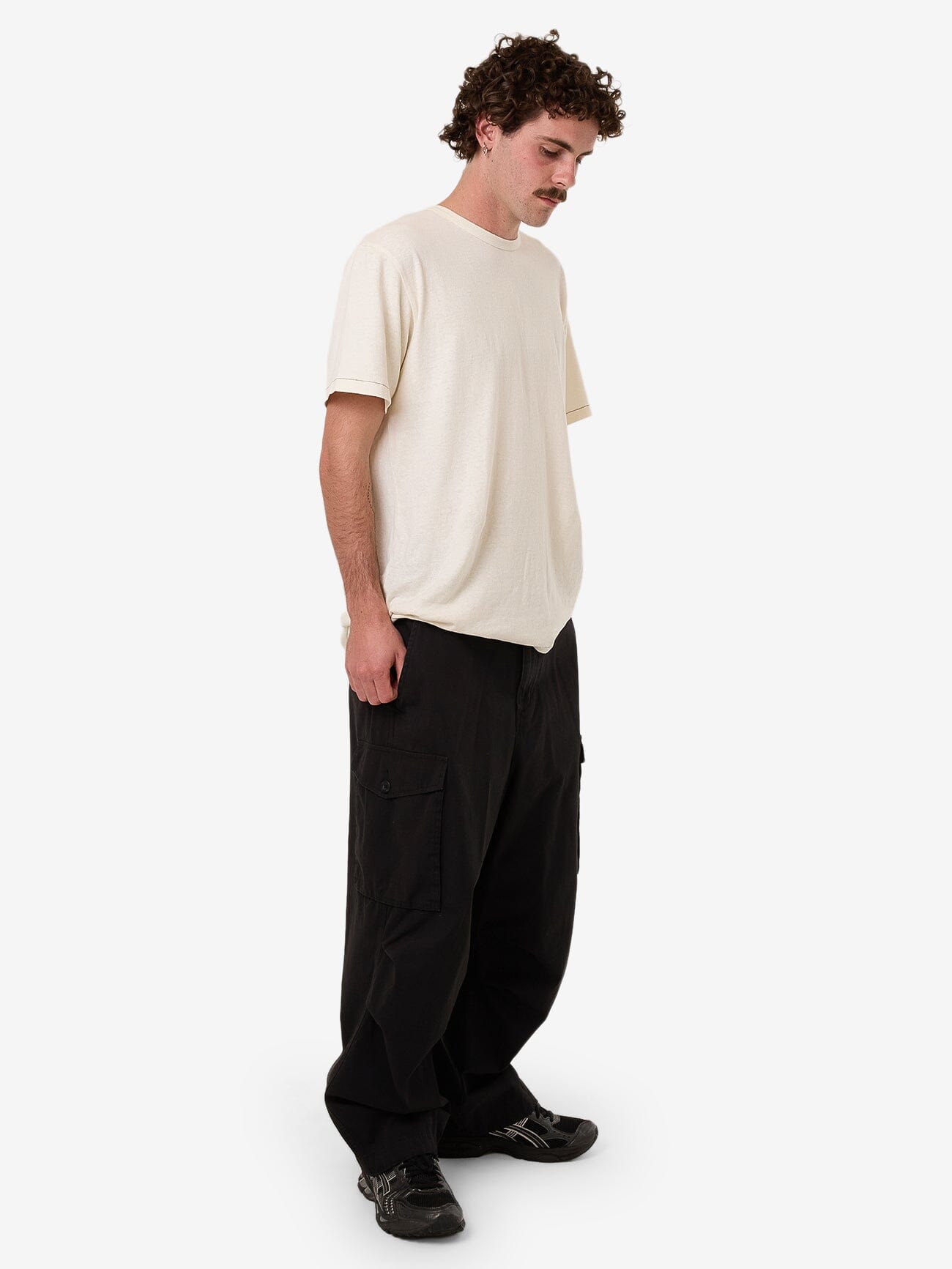 Big Loose Slacker Cargo Pant - Black 28