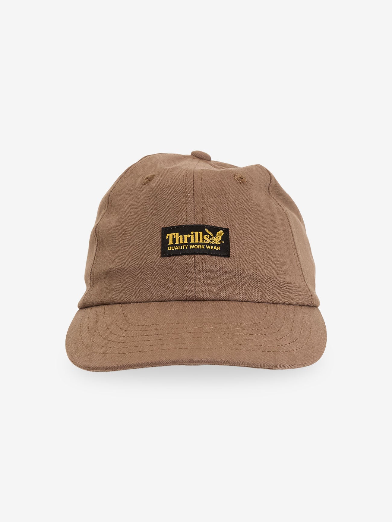 Thrills Union 6 Panel Cap - Falcon Herringbone One Size