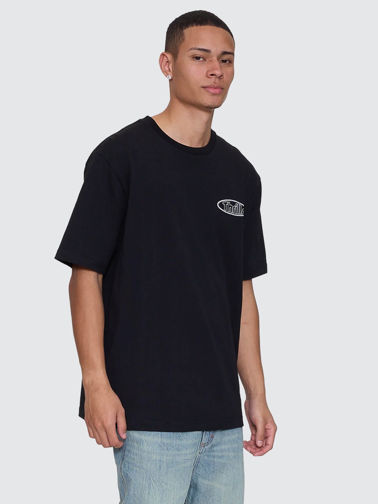 Val For The Win Oversize Fit Tee - Black | Thrills Co.