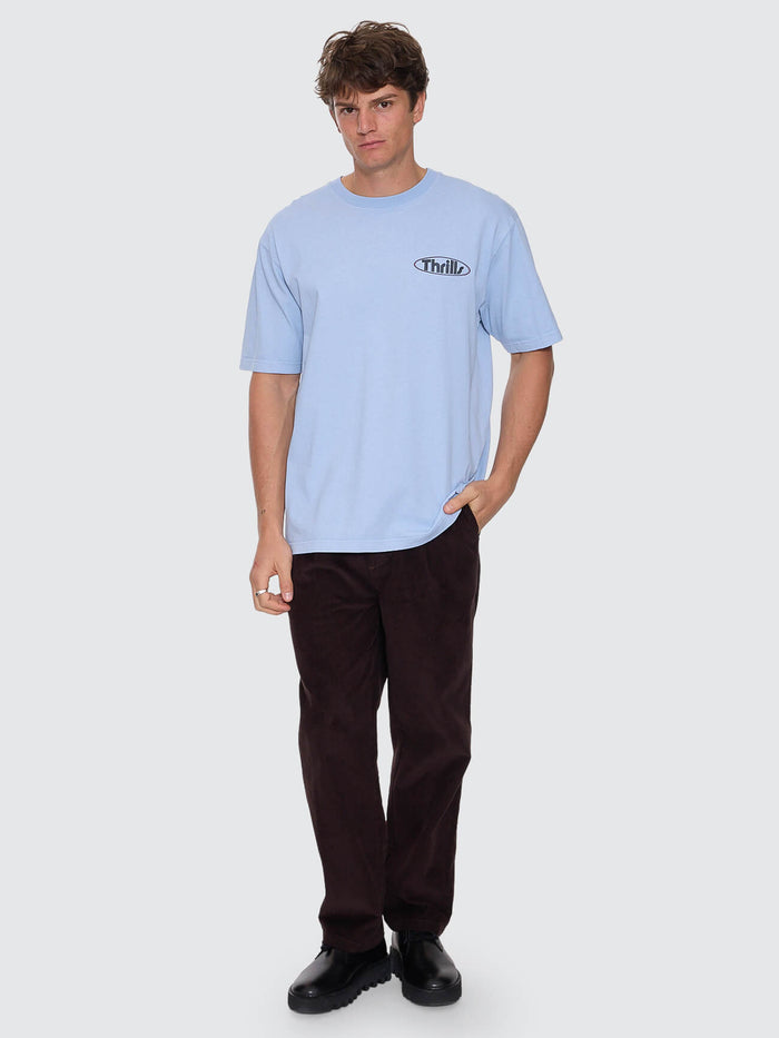 Val For The Win Oversize Fit Tee - Placid Blue XS