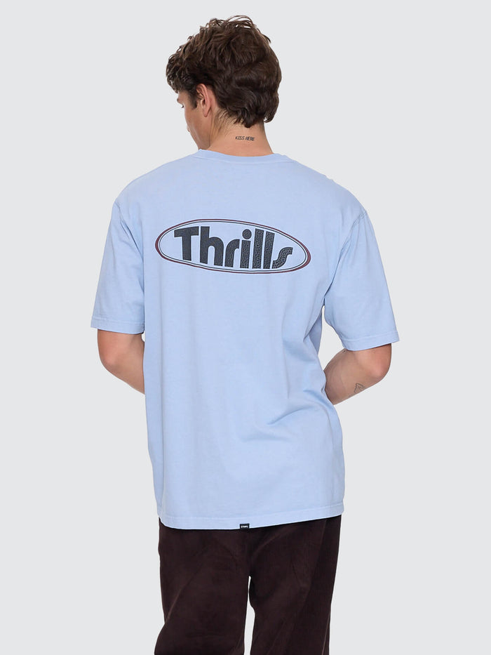 Val For The Win Oversize Fit Tee - Placid Blue XS