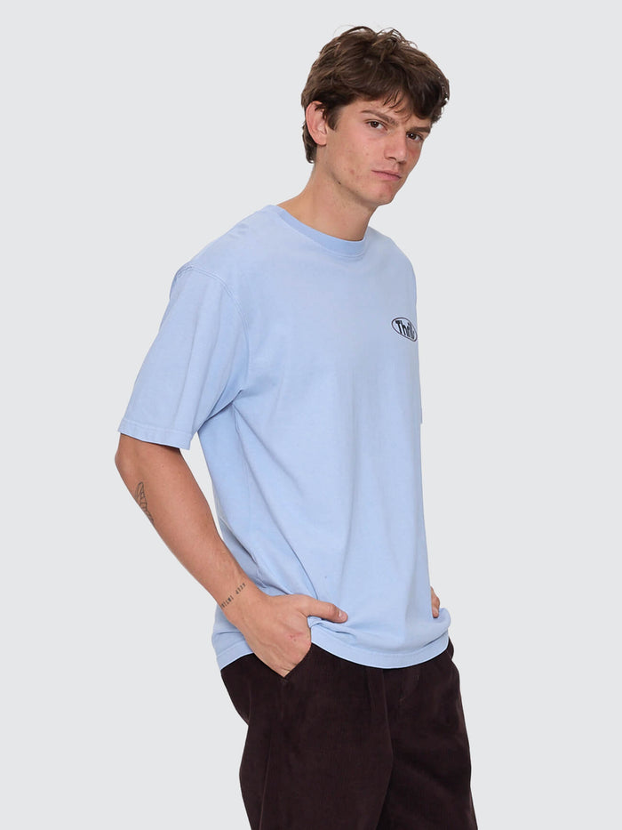 Val For The Win Oversize Fit Tee - Placid Blue XS