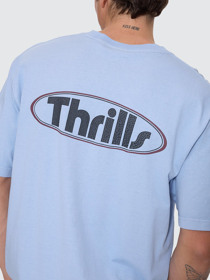 Val For The Win Oversize Fit Tee - Placid Blue XS