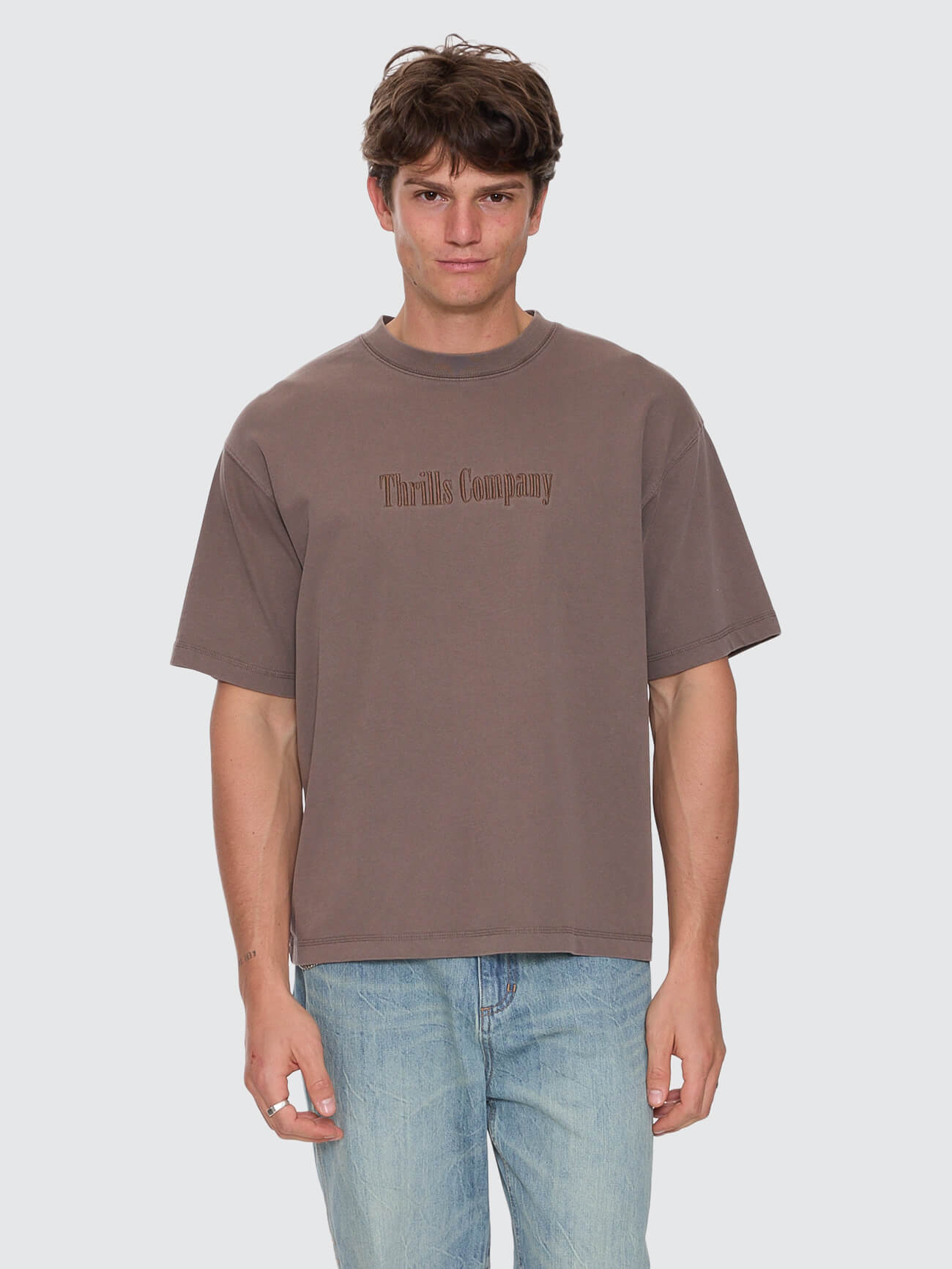 Primitive Box Fit Oversize Cropped Tee - Falcon XS