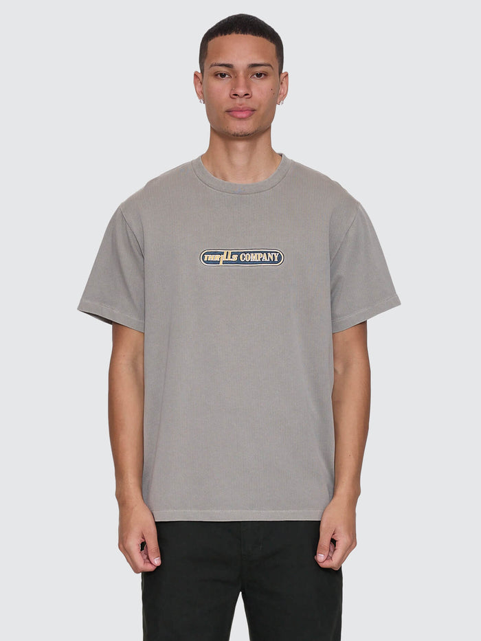 Paradise Falling Embro Merch Fit Tee - Fog XS