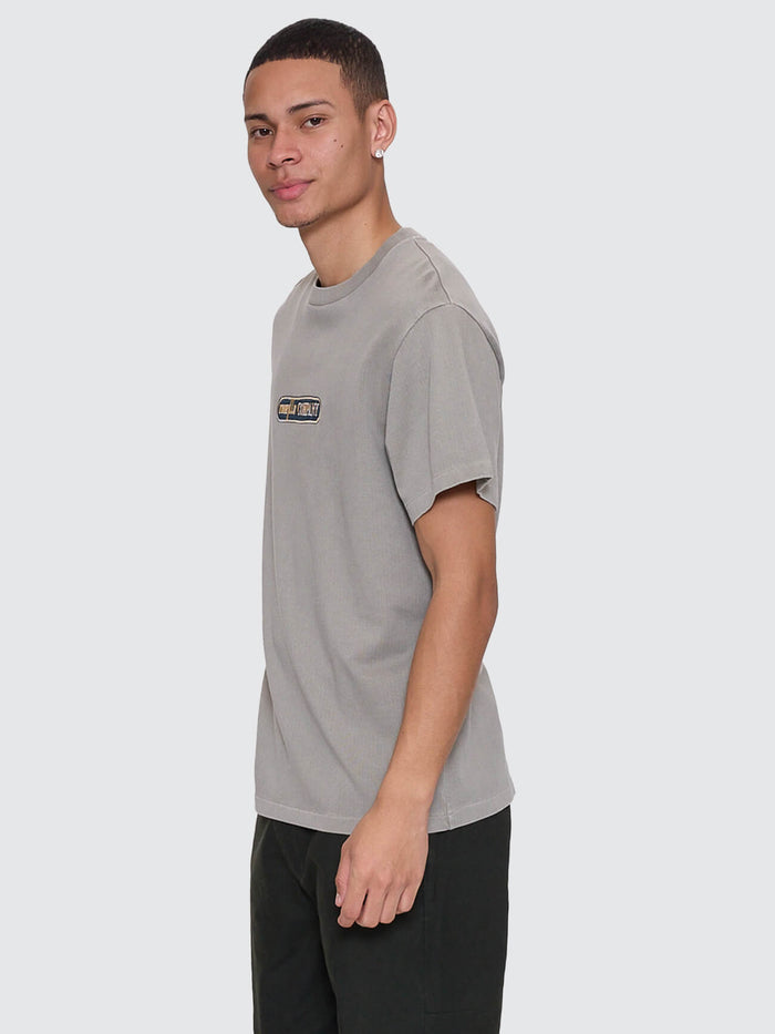 Paradise Falling Embro Merch Fit Tee - Fog XS