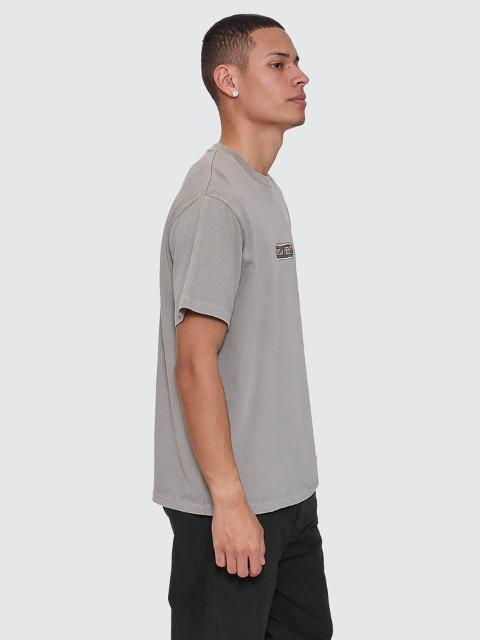 Paradise Falling Embro Merch Fit Tee - Fog XS
