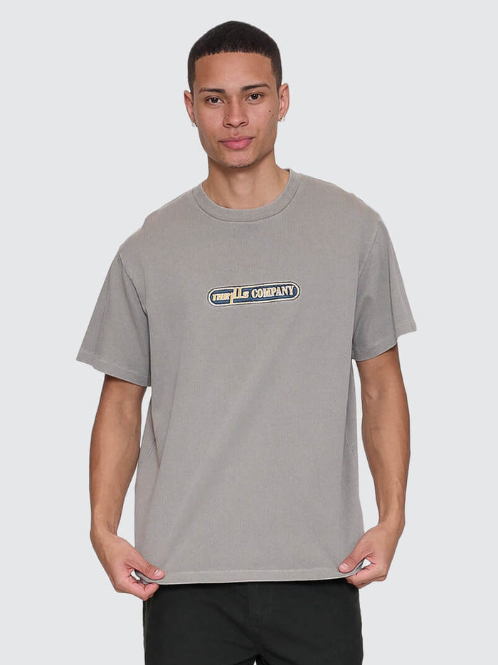 Paradise Falling Embro Merch Fit Tee - Fog XS