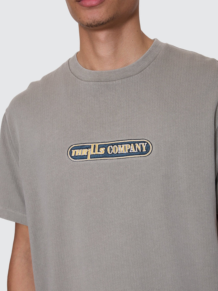 Paradise Falling Embro Merch Fit Tee - Fog XS