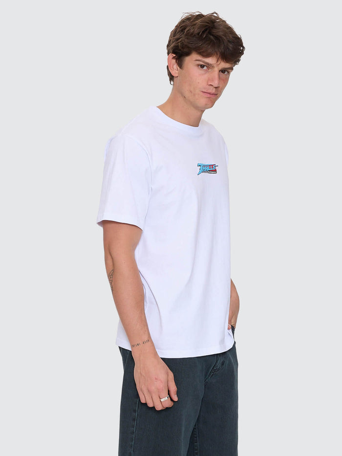 Heavy Voltage Merch Fit Tee - White XS