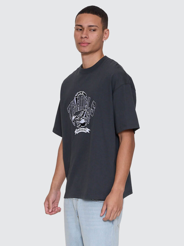 Sting Of Defeat Box Fit Oversize Tee - Carbon XS