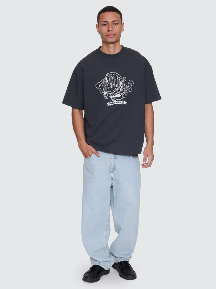 Sting Of Defeat Box Fit Oversize Tee - Carbon XS