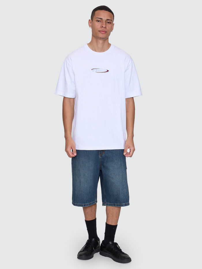 Spectral Oversize Fit Tee - White XS