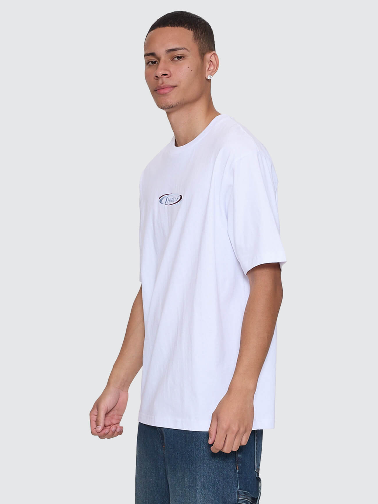 Spectral Oversize Fit Tee - White XS